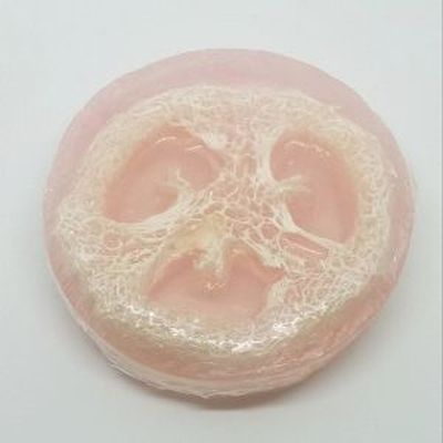 rosewater loofah soap