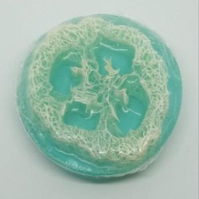 sun dried cotton loofah soap